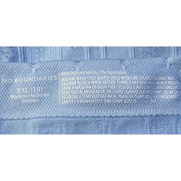 No Boundaries 2 Pack Seamless BOYSHORTS Underwear XXL Blue Butterfly & Lavender - Picture 7 of 7